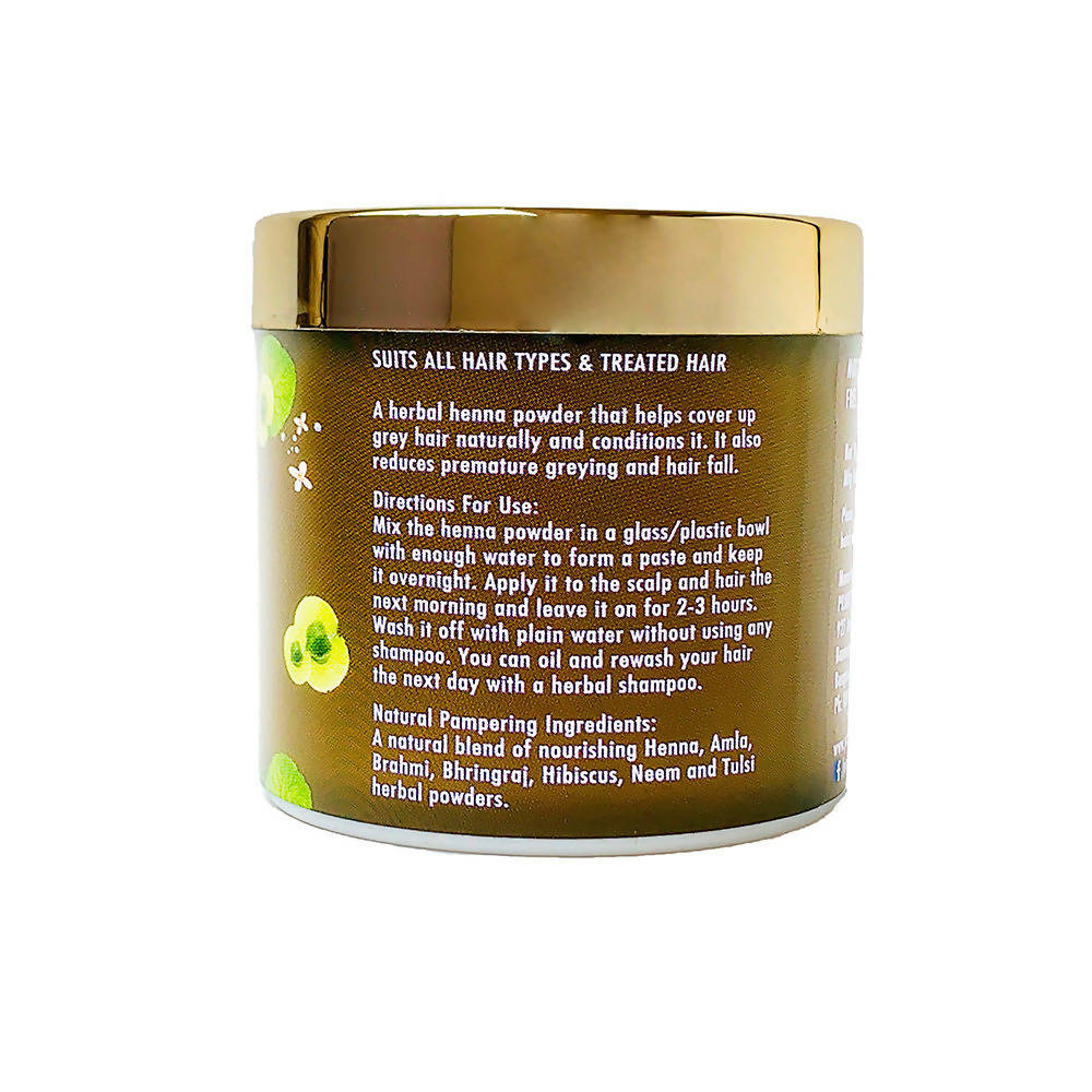 Prakriti Herbals Natural Hair Henna Herbal Amla Brahmi Bhringraj Henna Powder | Grocsy