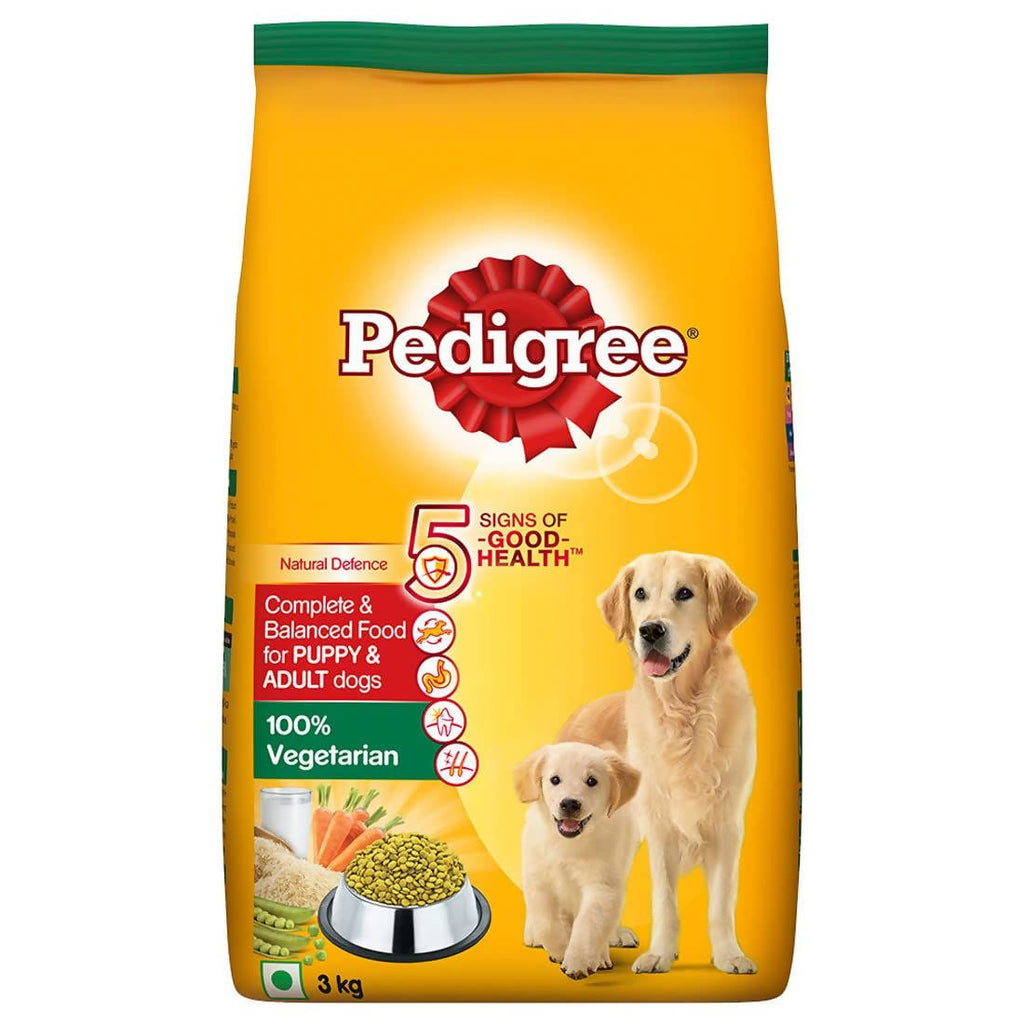 Pedigree Puppy & Adult Vegetarian Dry Dog Food | Grocsy