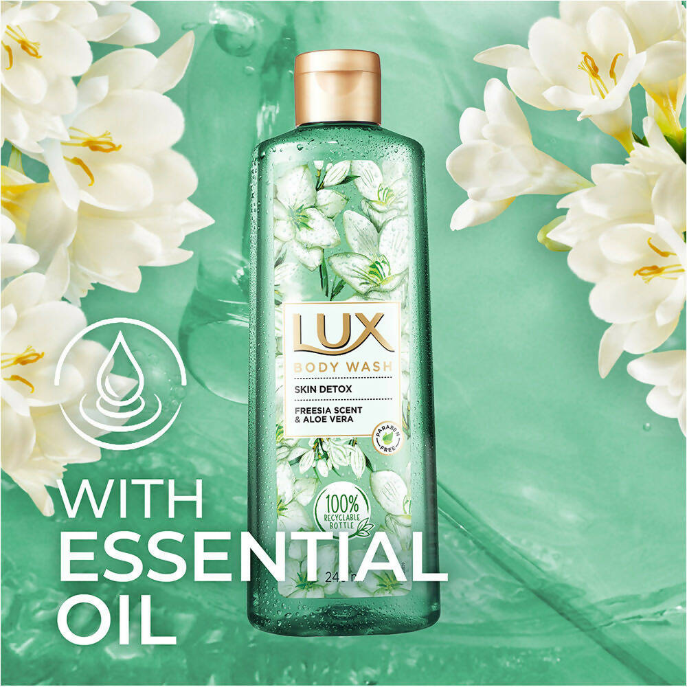 Lux Skin Detox Body Wash with Freesia Scent & Aloe Vera | Grocsy