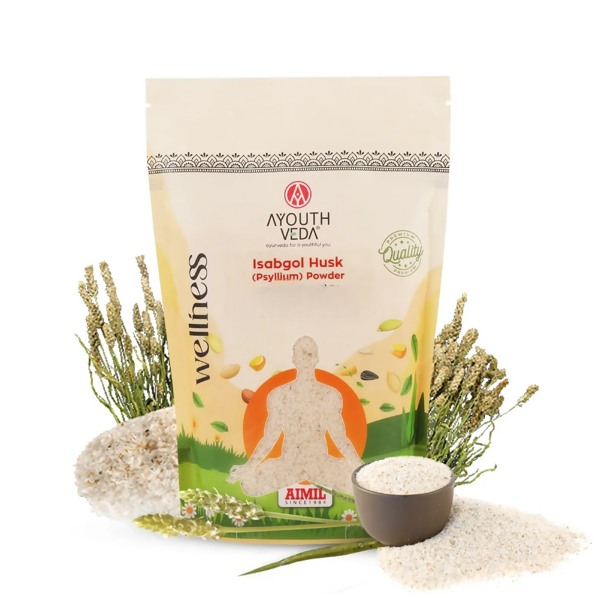 Ayouthveda Isabgol Husk (Psyllium) Powder | Grocsy