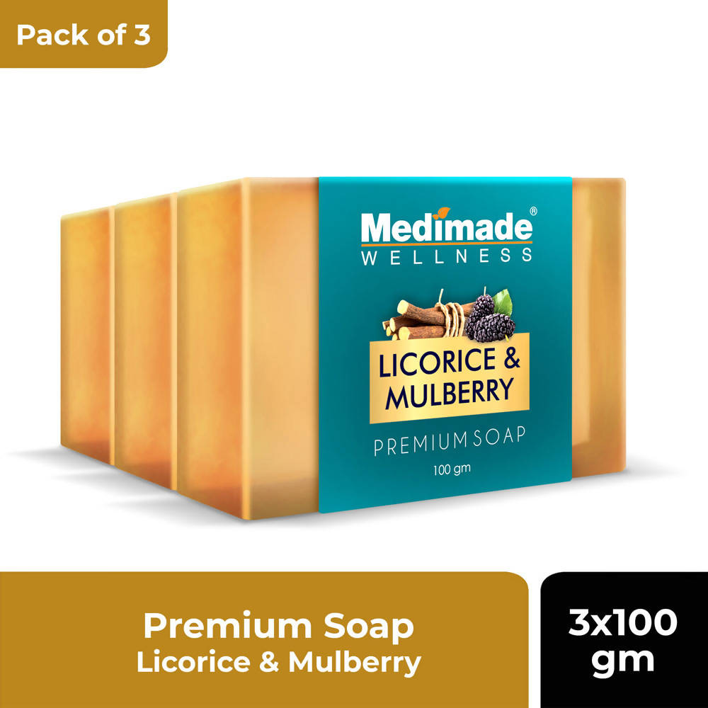Medimade Wellness Licorice & Mulberry Premium Soap | Grocsy