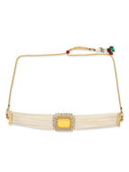 Women's Gold-Polished Necklace - Ruby Raang | Grocsy
