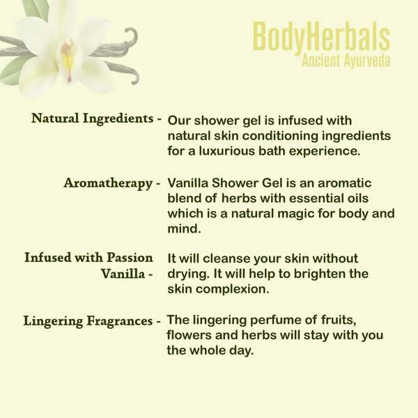 Bodyherbals passion Vanilla Shower Gel | Grocsy
