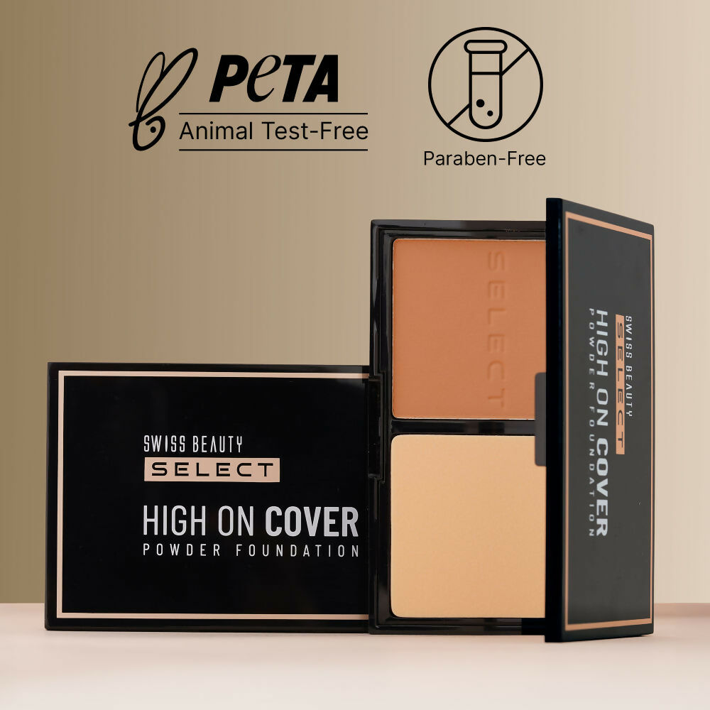 Swiss Beauty Select High On Cover Powder Foundation - 2 Light Natural | Grocsy