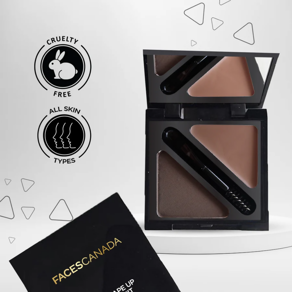 Faces Canada HD Shape Up Brow Kit - Brown | Grocsy