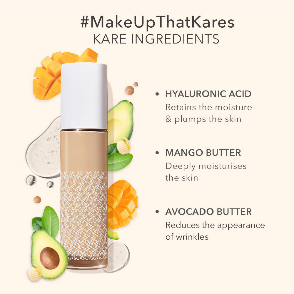 Kay Beauty By Katrina Kaif Hydrating Foundation - 130Y Medium | Grocsy
