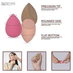 BUNGALOW BEAUTY Makeup Blending Sponge - Pack of 3 | Grocsy