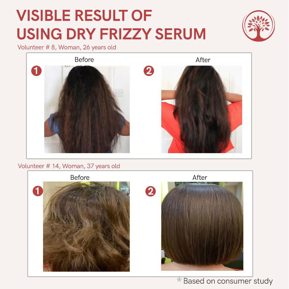 Ivory Natural Dry Frizzy Hair Serum Moisturizes Dry Strands, Detangles Hair | Grocsy