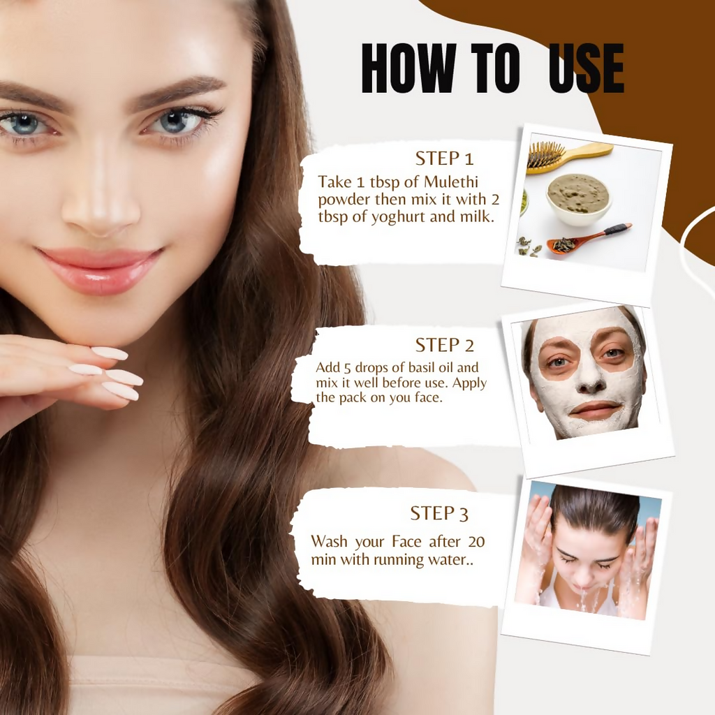 Florecer Mulethi Powder For Face | Grocsy