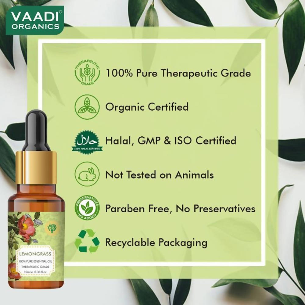 Vaadi Herbals Lemongras Oil Therapeutic Grade | Grocsy