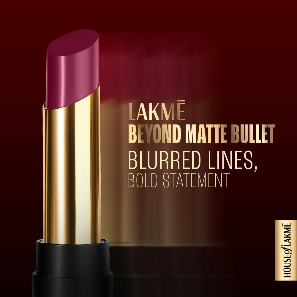 Lakme Absolute Beyond Matte Lipstick - 501 Burgundy Boss | Grocsy