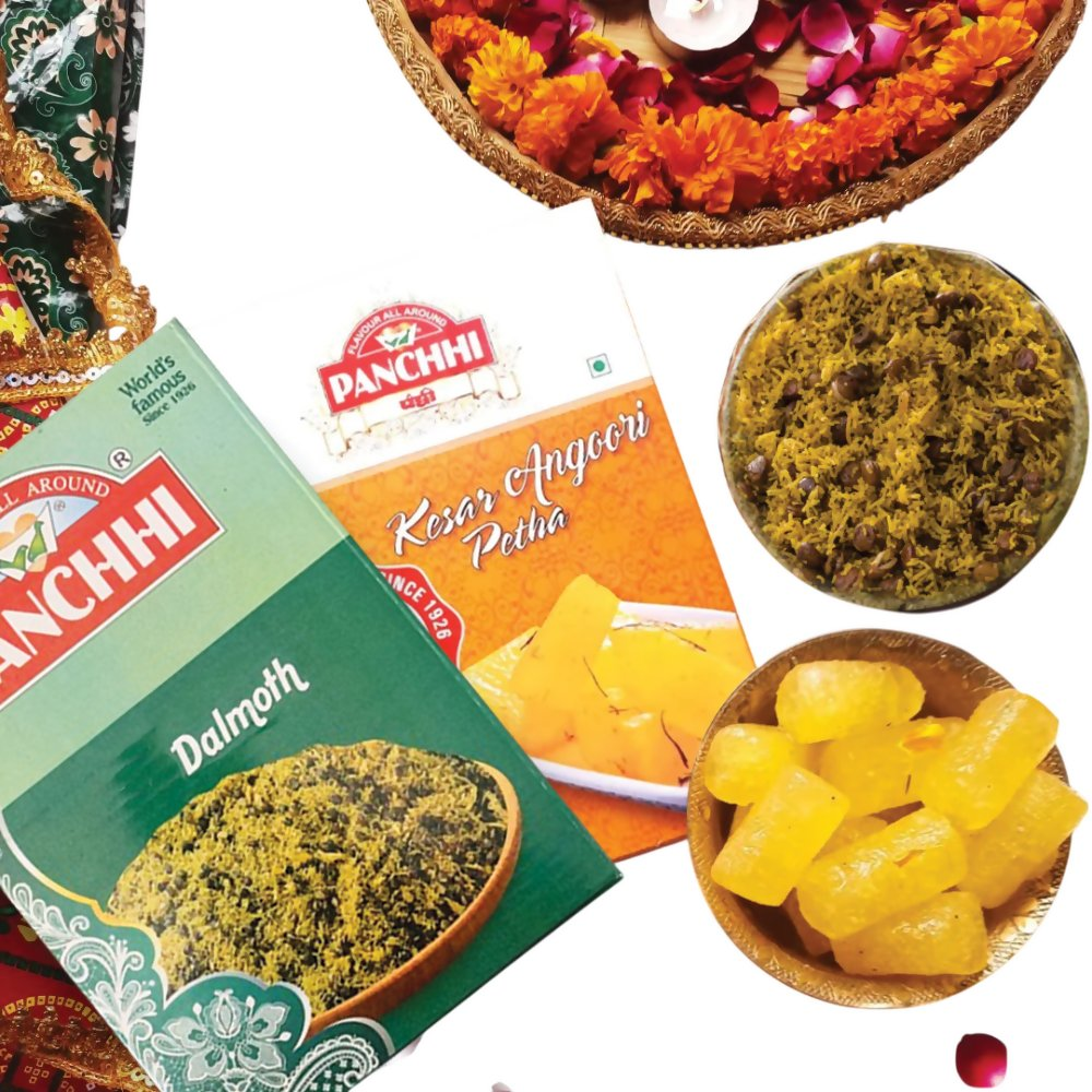 PANCHHI Kesar Angoori Petha - Dalmoth Namkeen | Grocsy