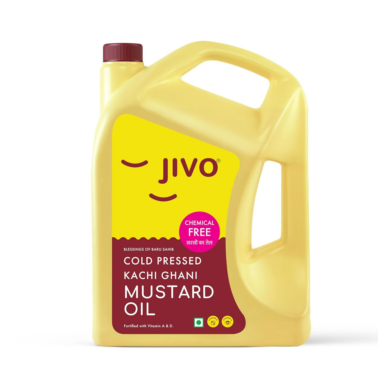 Jivo Premium Cold Pressed Kachi Ghani Mustard Oil | Grocsy