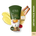 Lotus Botanicals Ubtan De-Tan Radiance Face Wash Infused with 24K Gold Rejuvenated Skin | Grocsy