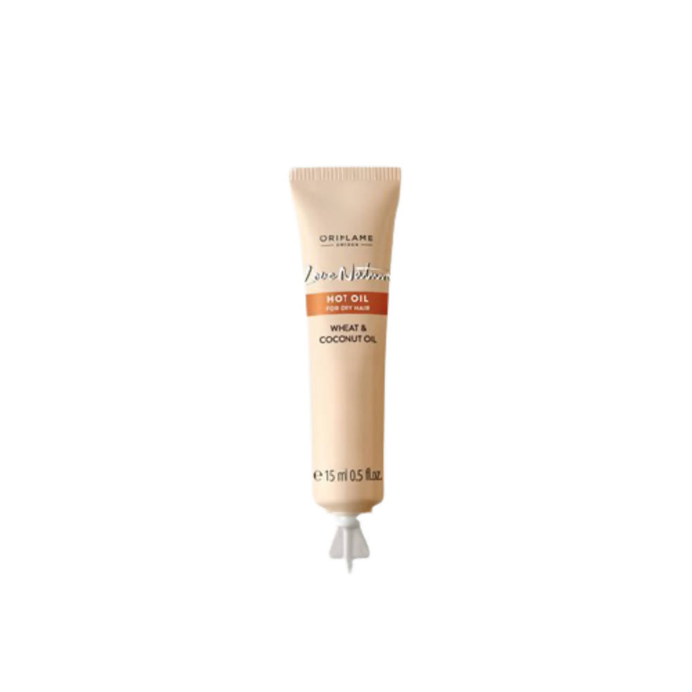Oriflame Love Nature Hot Oil for Dry Hair Wheat & Coconut Oil | Grocsy