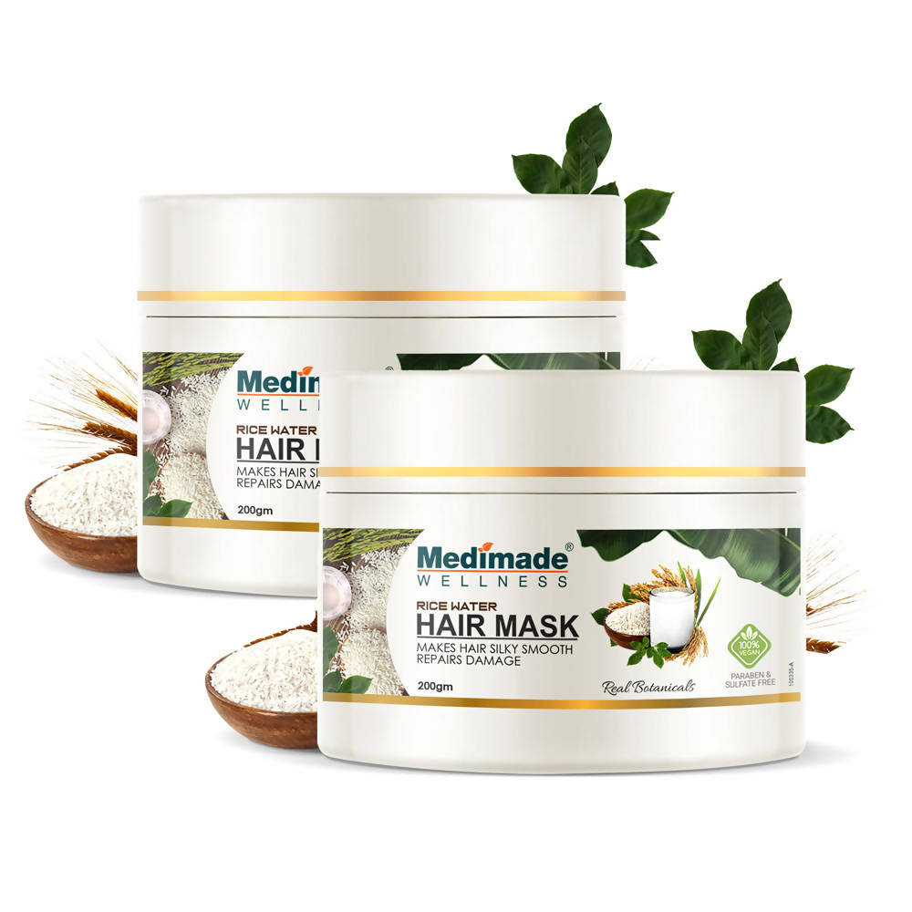 Medimade Wellness Rice Water Hair Mask | Grocsy