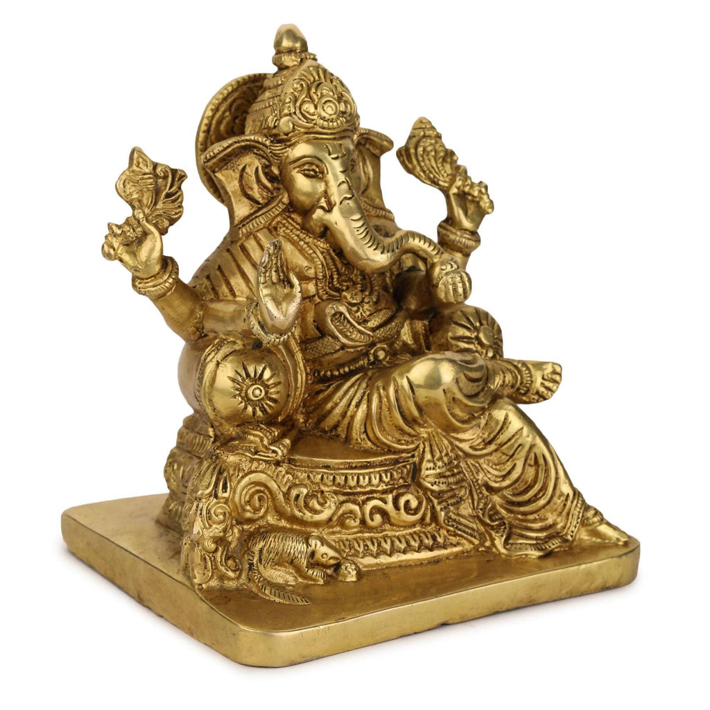 Devlok Ganpati Bappa Idol | Grocsy