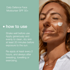 Natio Daily Defence Face Moisturiser SPF 50+ | Grocsy
