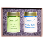 Tassyam Organics Dry Fruit Set - Salted Cashew and Pistachios | Grocsy