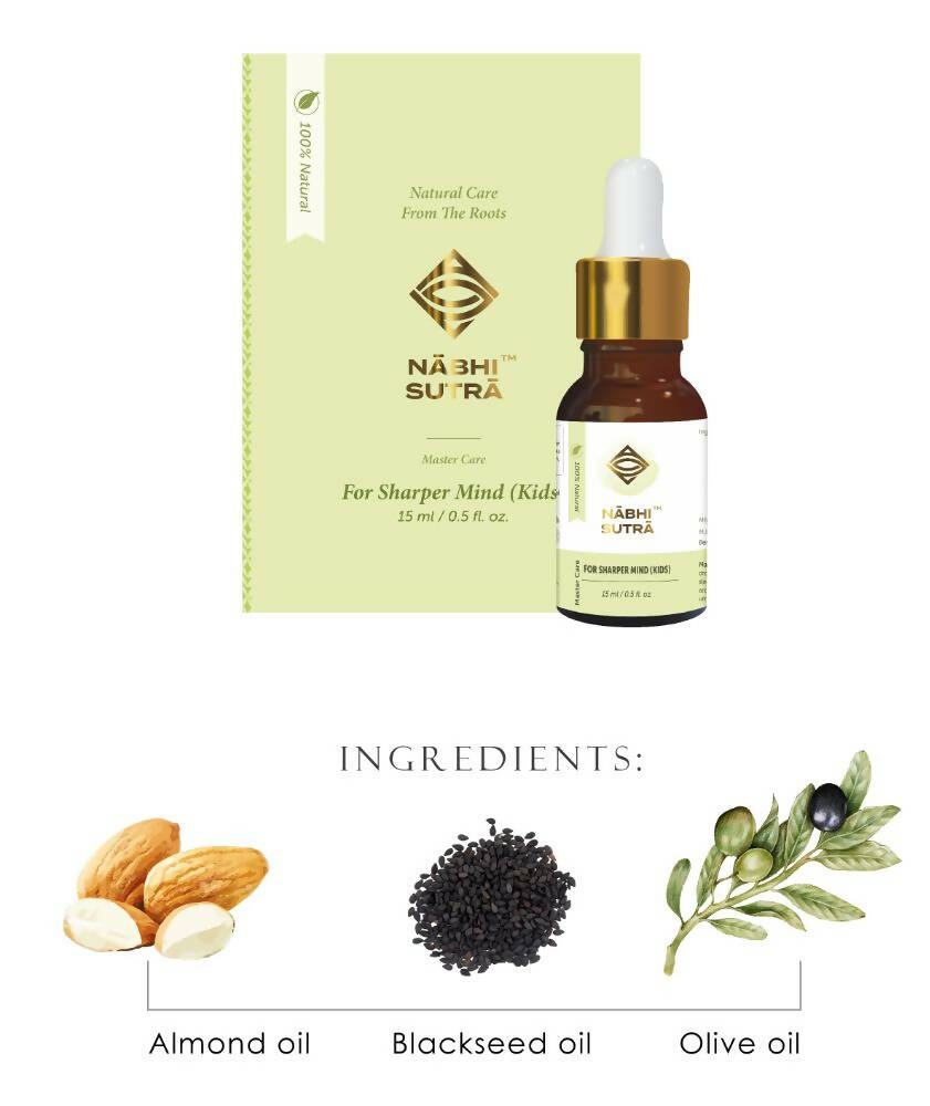 Nabhi Sutra Brain Development (Kids) - Belly Button Oil | Grocsy