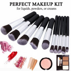 Bronson Professional Premium 10 Pcs Makeup Brush Set | Grocsy