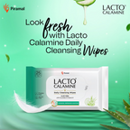 Lacto Calamine Daily Cleansing Face Wipes, Makeup Remover Wipes | Grocsy