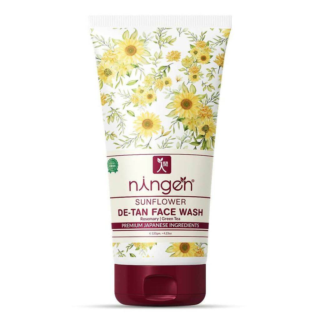 Ningen Sunflower De-Tan Face Wash | Grocsy