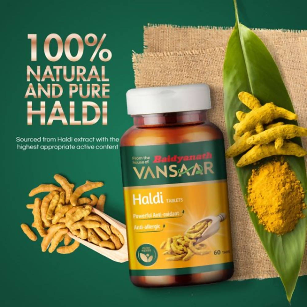 Baidyanath Vansaar Haldi Tablets | Grocsy