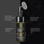 Khadi Natural Activated Bamboo Charcoal Foaming Face Wash With In- Built Face Brush | Grocsy