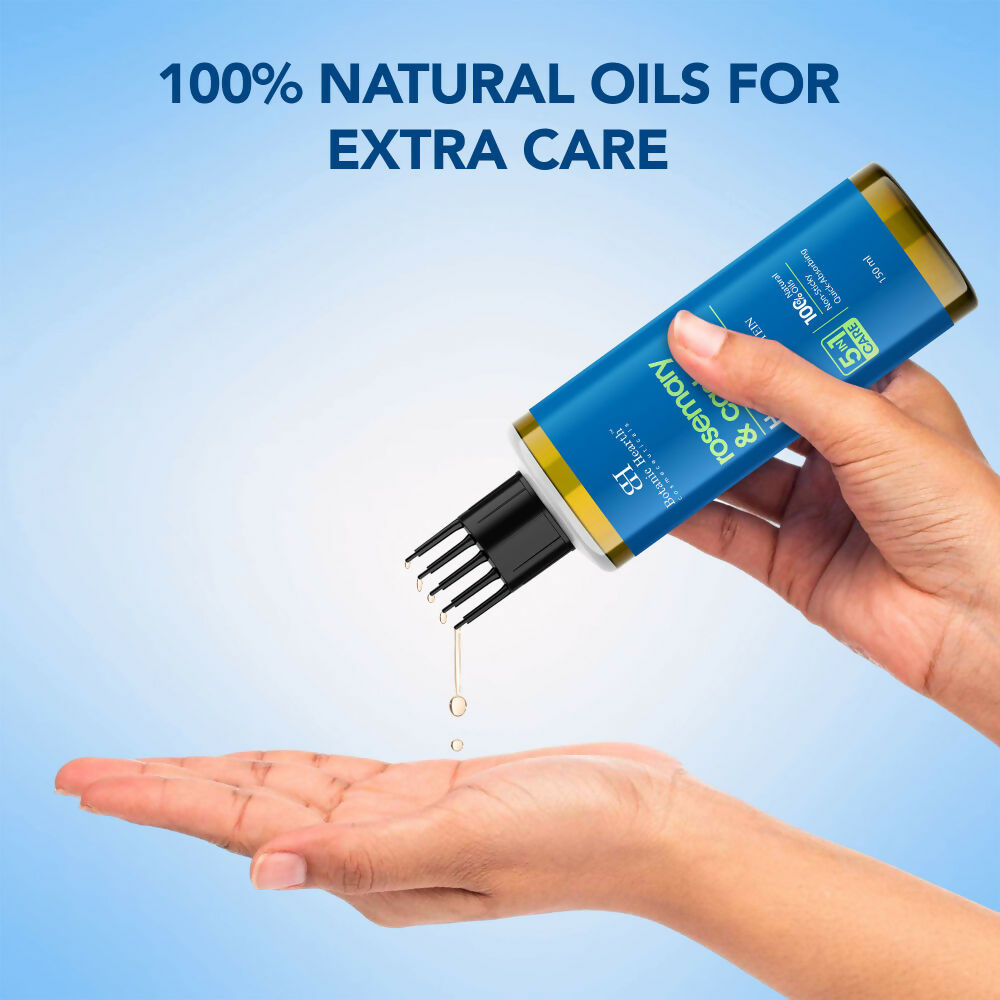 Botanic Hearth Rosemary & Castor Hair Oil | Grocsy