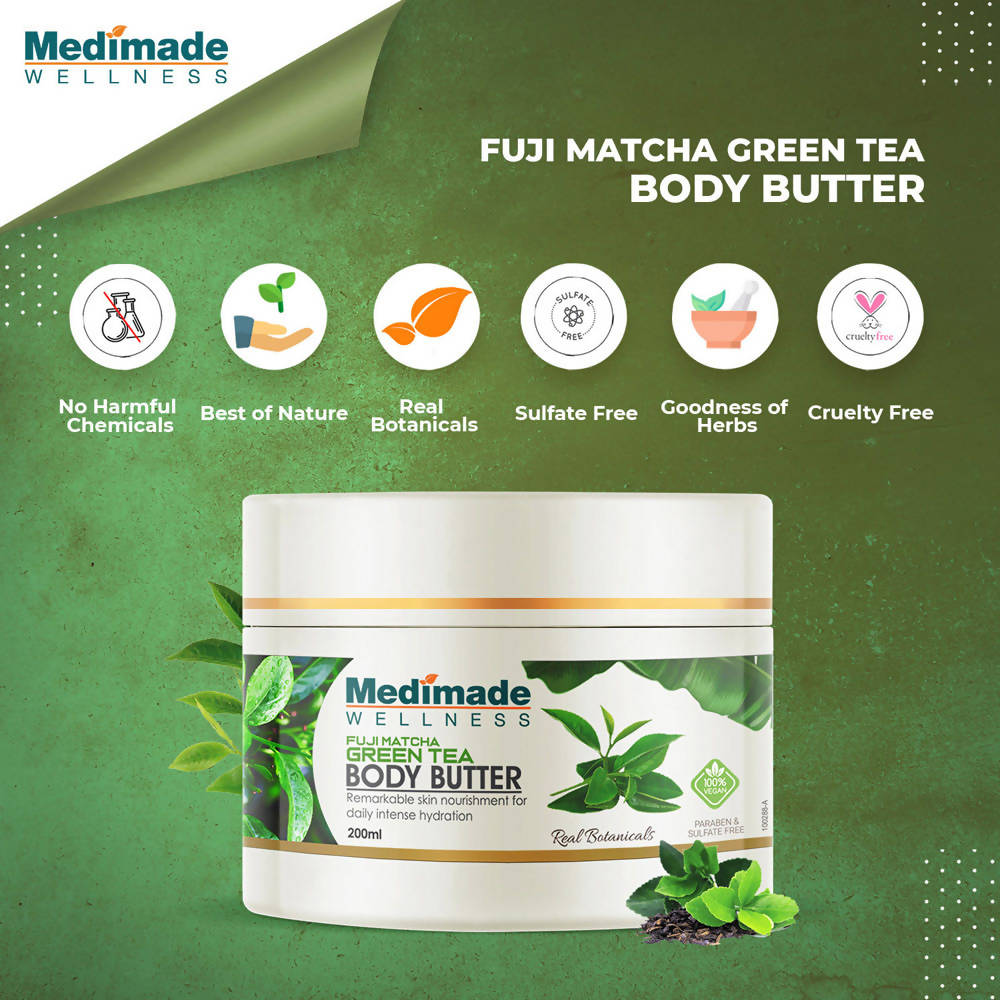 Medimade Wellness Fuji Matcha Green Tea Body Butter | Grocsy