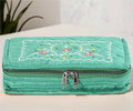Asmaani 7 Pocket Mint Embroidery Jewellery Kit | Grocsy