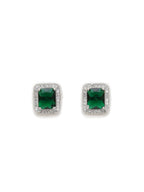 stone stud (green) - Ruby Raang