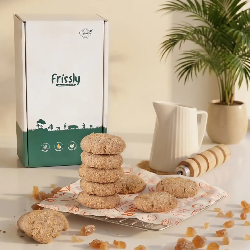 Frissly Organics Ragi Palm Candy Sugar Cookies | Grocsy