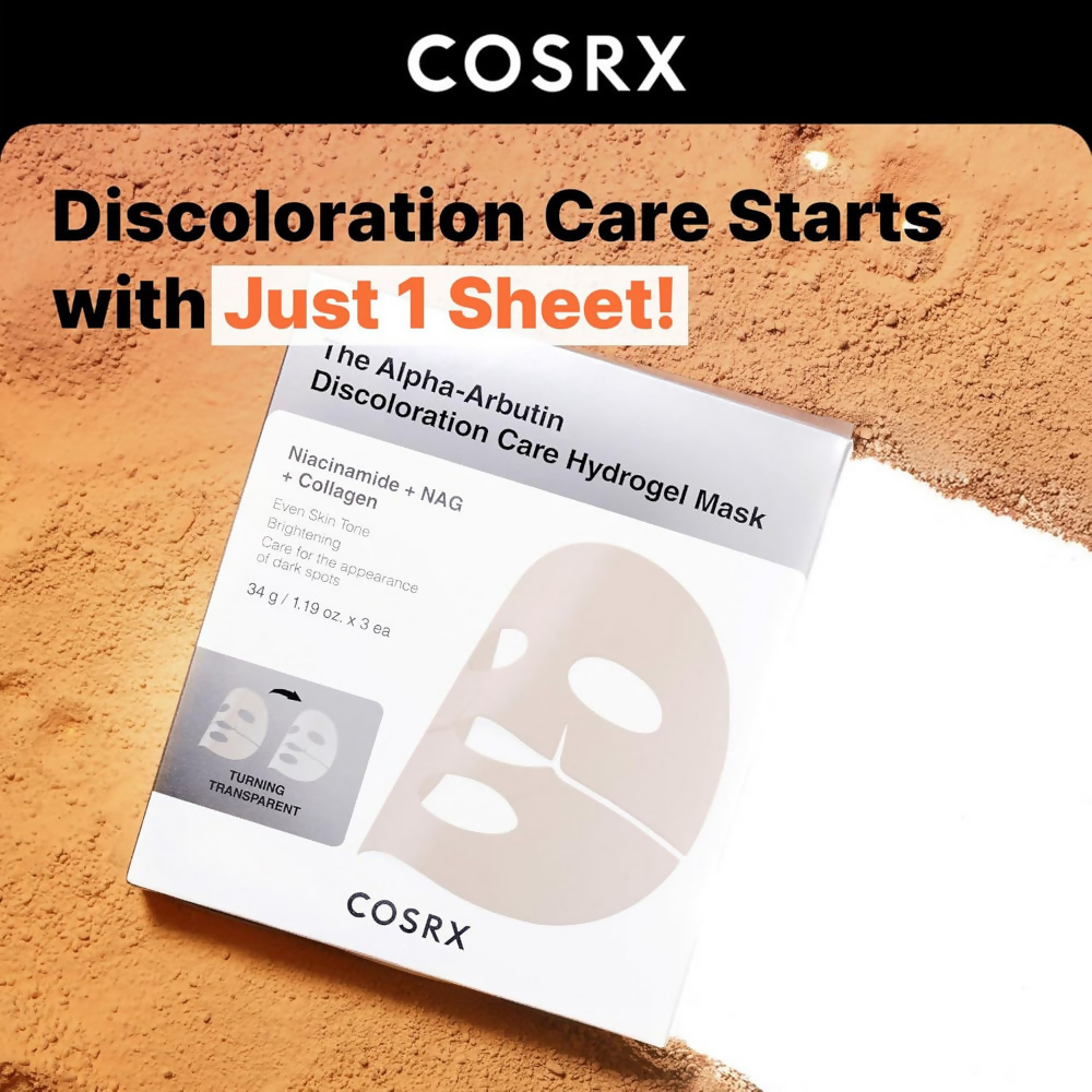 Cosrx The Alpha-Arbutin Discoloration Care Hydrogel Mask | Grocsy
