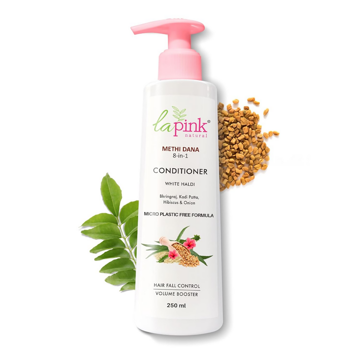 La Pink Methi Dana Seeds 8-in-1 Hair Fall Conditioner | Grocsy