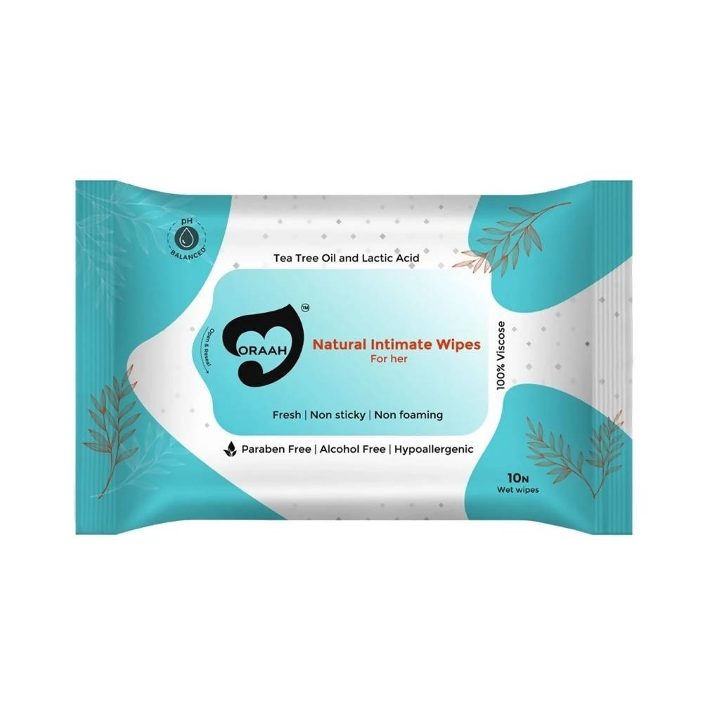 Oraah Natural Intimate Wipes For Her | Grocsy