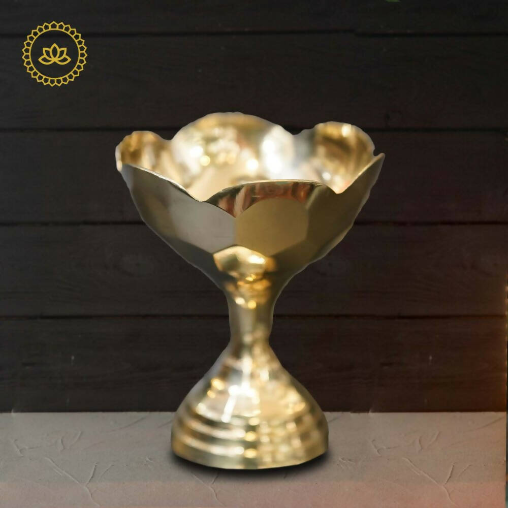 Brass Diamond Diya | Grocsy