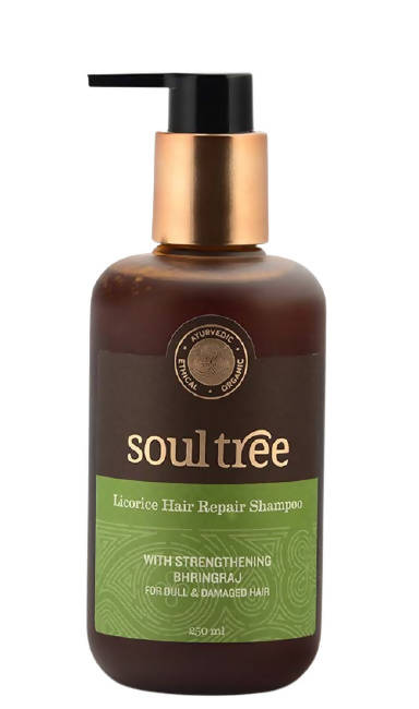 Soultree Licorice Hair Repair Shampoo With Strengthening Bhringraj | Grocsy
