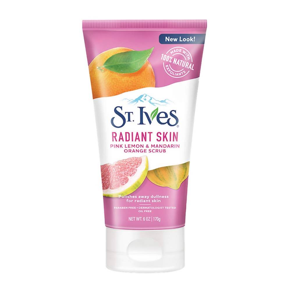 St. Ives Radiant Skin Pink Lemon and Mandarin Orange Scrub | Grocsy