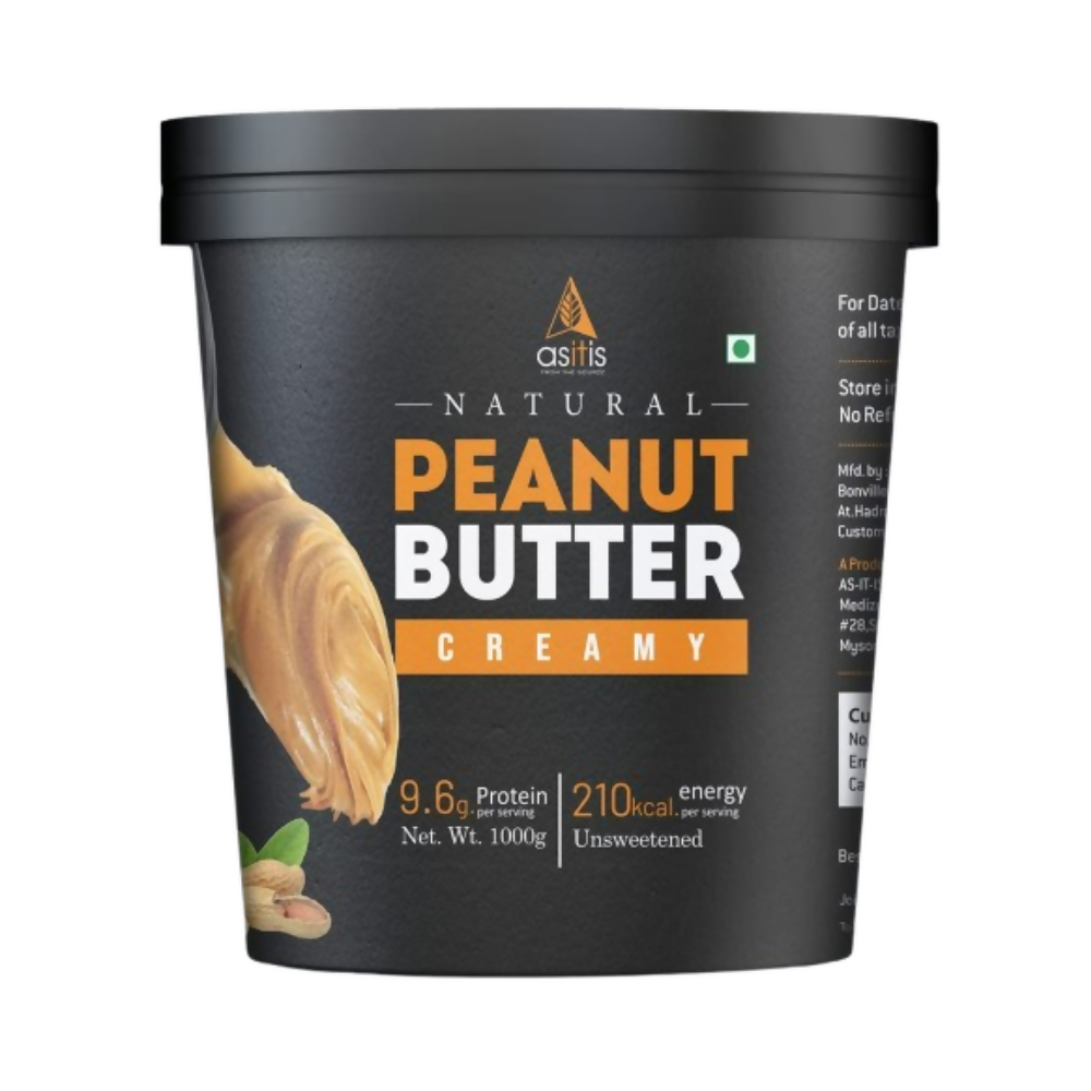 As-It-Is Nutrition Peanut Butter (Natural and Unsweetened) | Grocsy