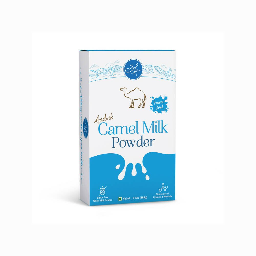 Aadvik Camel Milk Powder Freeze-Dried Sachets (20 g Each) | Grocsy