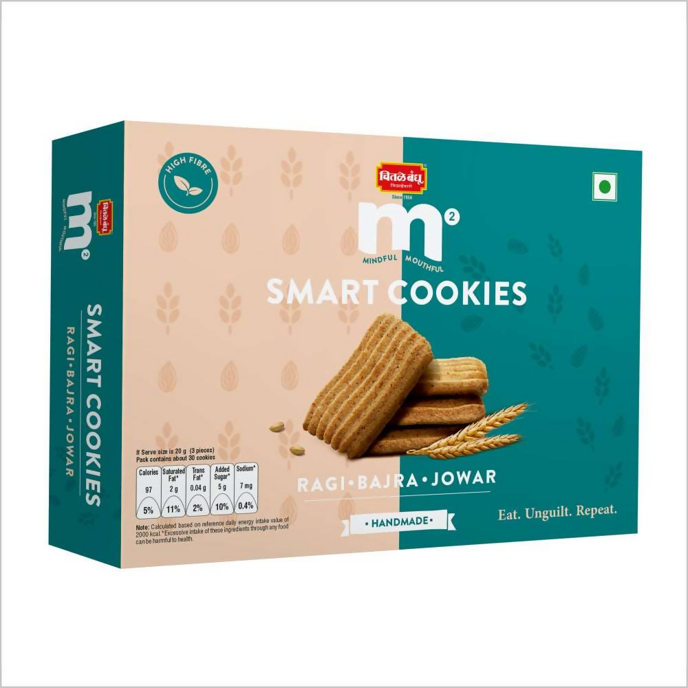 Chitale Bandhu Smart Cookies Ragi-Bajra-Jowar | Grocsy