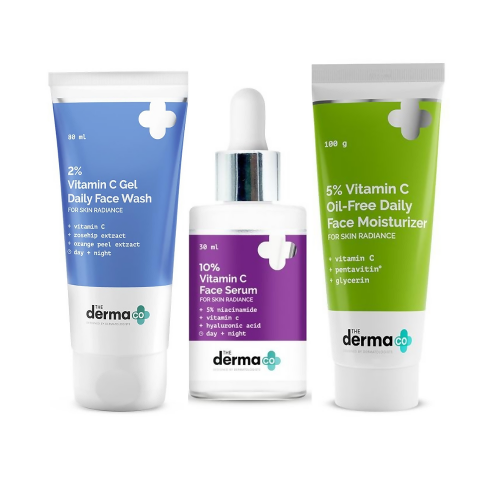 The Derma Co I-Beauty Glow CSM (Cleanser, Serum, Moisturizer) Combo | Grocsy