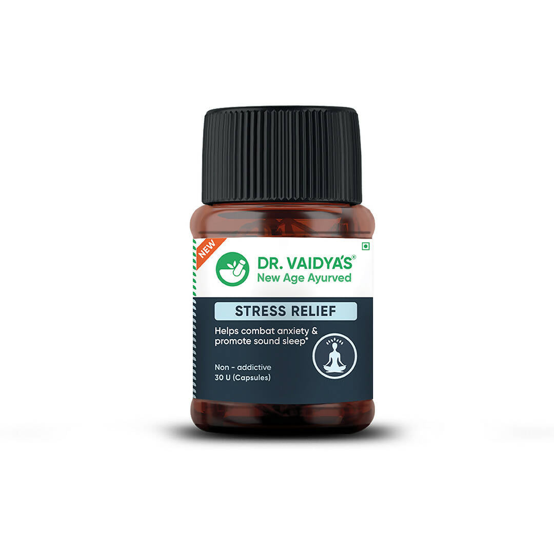 Dr. Vaidya's Stress Relief Capsules | Grocsy