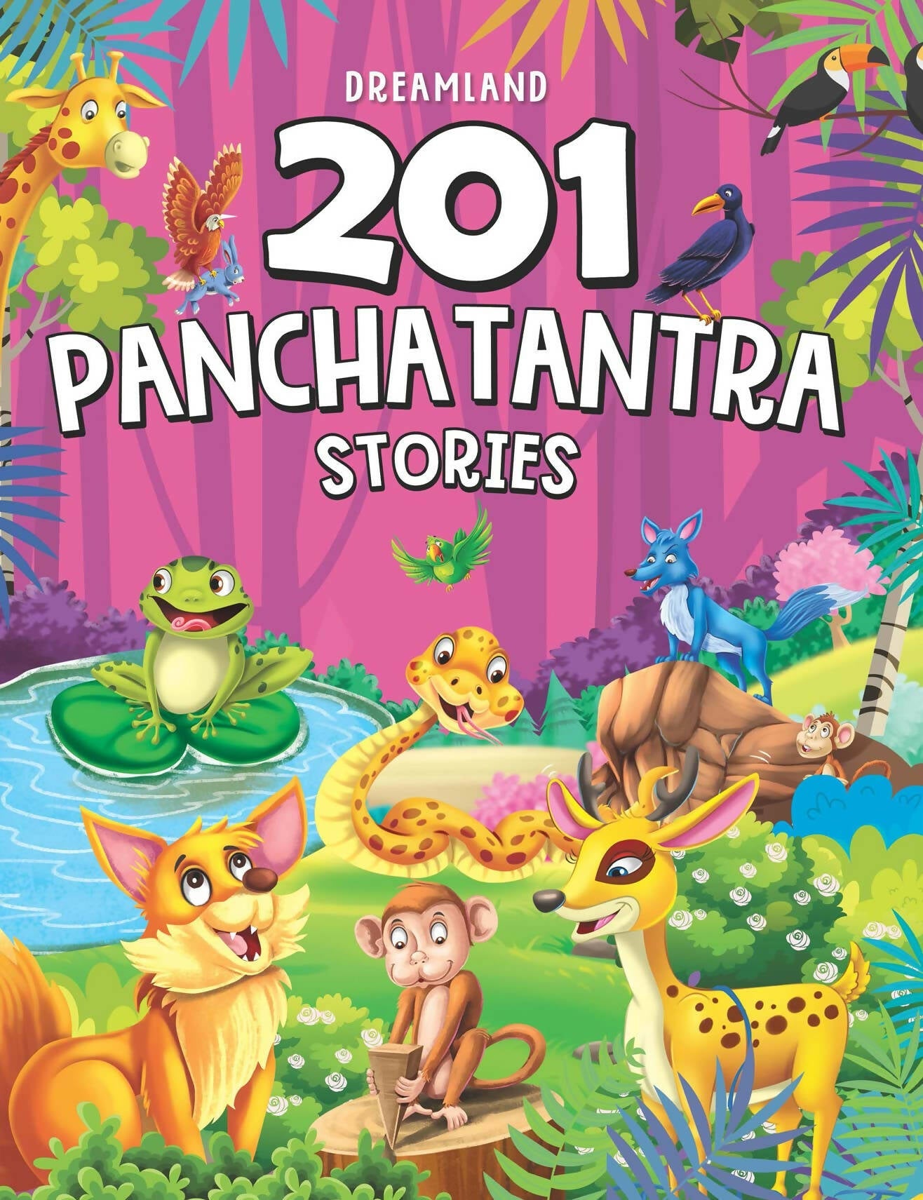 Dreamland 201 Panchantantra Stories : Children Story Book/ Traditional Stories/Early Learning Book | Grocsy