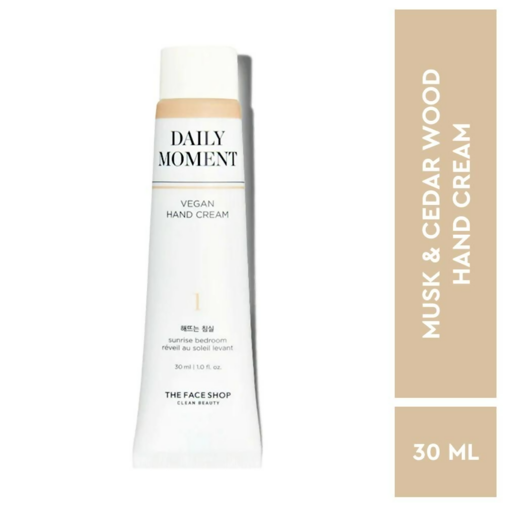 The Face Shop Non-Greasy Vegan Hand Cream - Sunrise Bedroom With Hyaluronic Acid | Grocsy