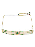 Women's Gold-Polished Necklace - Ruby Raang | Grocsy
