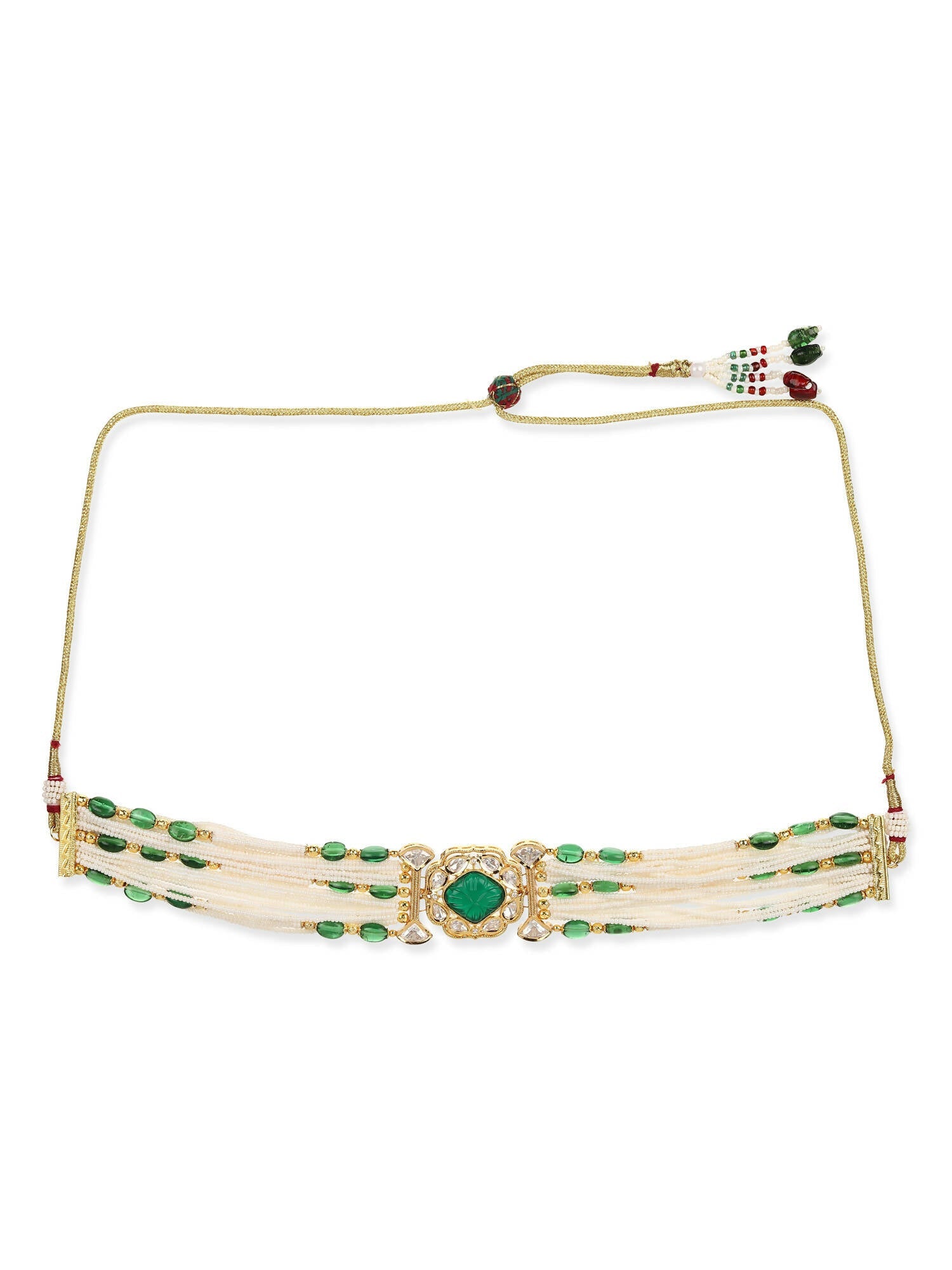 Women's Gold-Polished Necklace - Ruby Raang | Grocsy