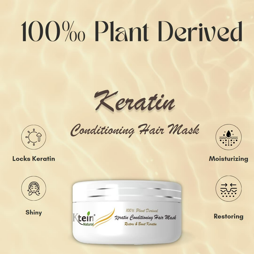 Ktein Natural Plant Derived Keratin Conditioning Hair Masks | Grocsy